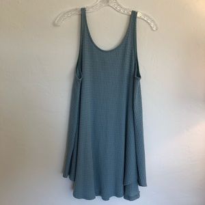 Flowy Woven Blue Tank